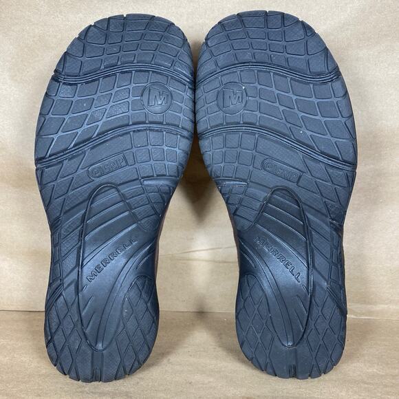 MERRELL Women 8.5 Encore Espresso Brown Sued Mules Slides Slip-On Clogs Loafers - Picture 8 of 11